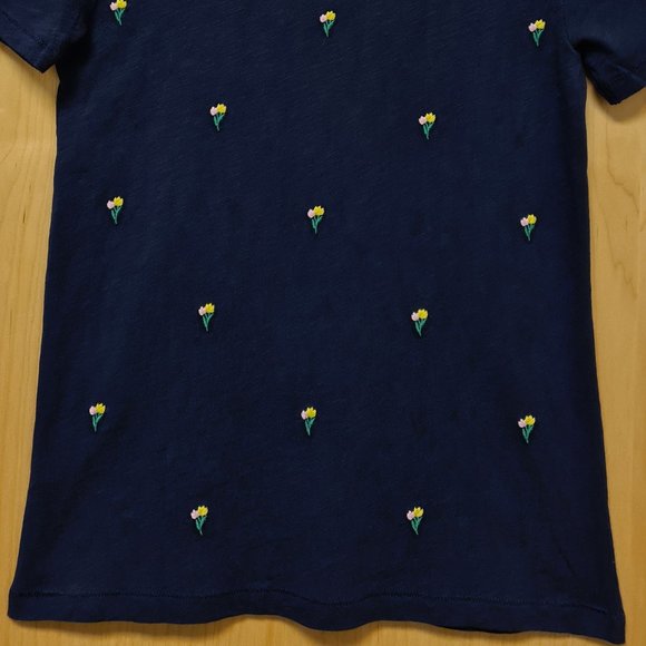 J.Crew NWT Embroidered Tulips T-Shirt Top S - Picture 9 of 11